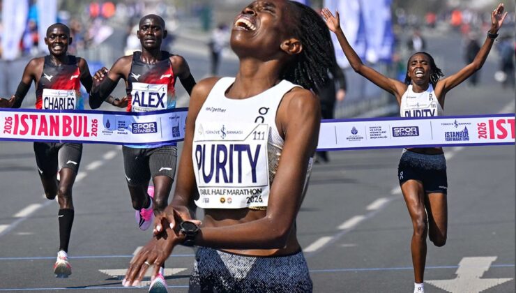 21. İstanbul Yarı Maratonu’nu kazananlar belli oldu! Kenyalı ikizler zirvede