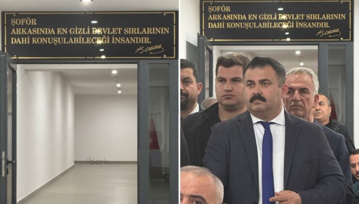 Atatürk’e ait olmayan söz ona atfedilip şoförler odasına asıldı