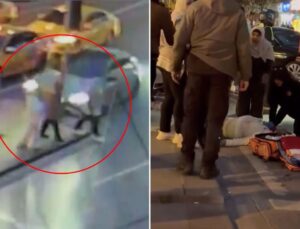 Bayılan sürücü direğe çarptı, direk yayayı ezdi! Yaşam savaşı veriyor