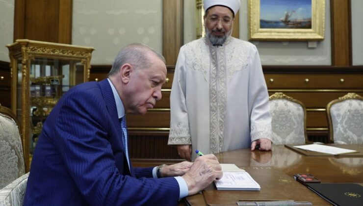 Cumhurbaşkanı Erdoğan, Türkiye Diyanet Vakfına kurban bağışında bulundu