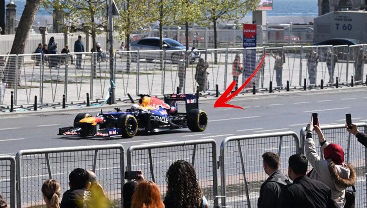 Formula 1 aracı İstanbul sokaklarında: Bir anda geçti, neye uğradığımı şaşırdım