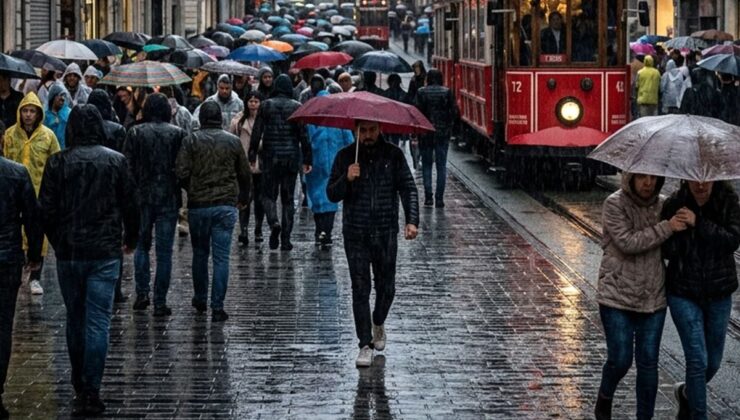 İstanbul’da yarın akşamdan itibaren kuvvetli yağış bekleniyor