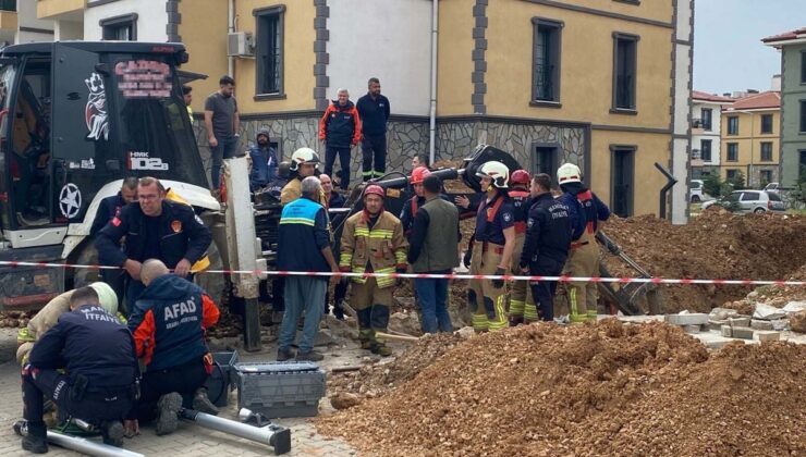 Manisa’da kanalizasyon çalışmasında göçük: 1 işçi toprak altında kaldı