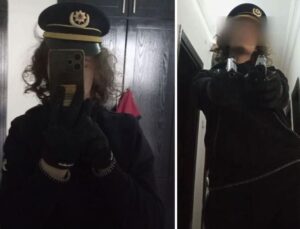 Okul saldırganının, polis şapkası ve silahlarla fotoğrafları ortaya çıktı