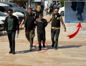 Polisi karşısında gören firari hükümlü çoraplarıyla kaçtı, kıskıvrak yakalandı