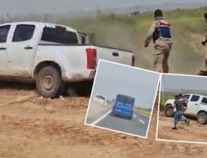 Sınırda nefes kesen kovalamaca buğday tarlasında sona erdi