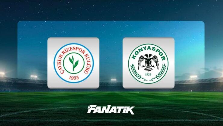 Rizespor-Konyaspor maçı ne zaman, saat kaçta, hangi kanalda canlı yayınlanacak? (Süper Lig)