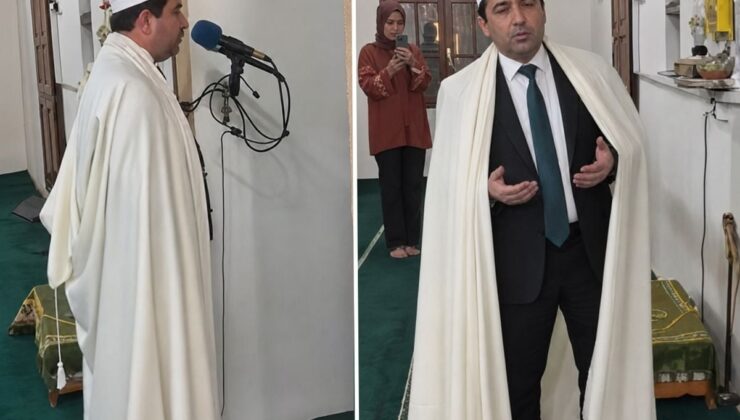 Türk Büyükelçi Cezayir Cumhurbaşkanının köyünde ezan okudu
