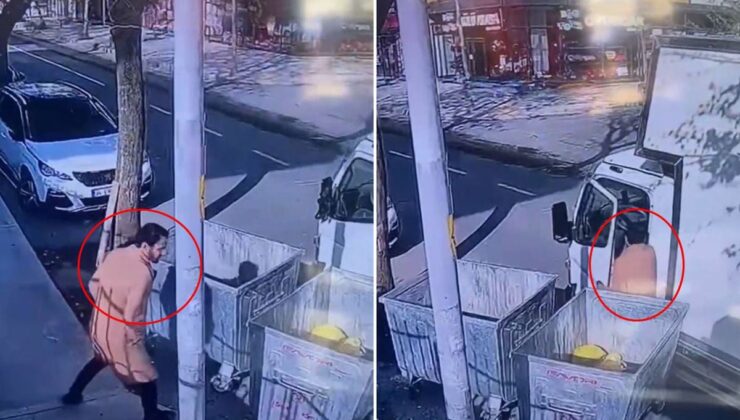 Yaptığı rezilliği kimse görmüyor sandı ama kamera kayıttaydı