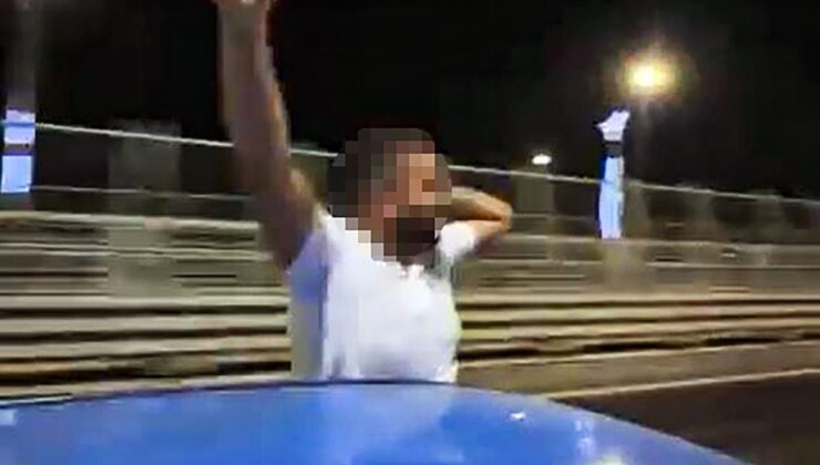 Adana’da köprüde dans ederek araç kullanan sürücüye 103 bin lira ceza