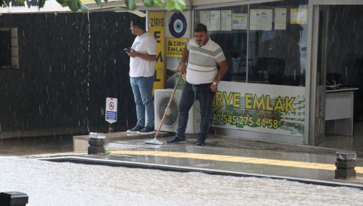 Amasya’da sağanak etkili oldu