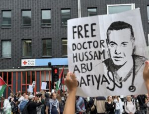 Amsterdam’da Filistin’e destek yürüyüşü düzenlendi
