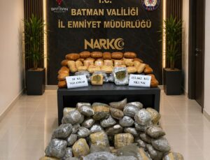 Batman’da 2 tırda 112 kilo skunk ve 10 kilo esrar ele geçirildi