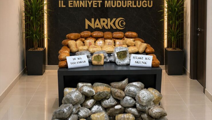 Batman’da 2 tırda 112 kilo skunk ve 10 kilo esrar ele geçirildi