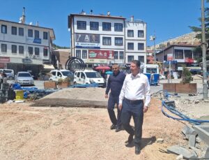 Beypazarı’nda cadde ve meydan düzenlemesi