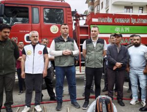 Bozkır’da arıcılara yangınla mücadele eğitimi verildi