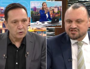 Canlı yayında stüdyoyu terk etti! Hakaretler havada uçuştu