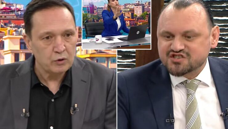 Canlı yayında stüdyoyu terk etti! Hakaretler havada uçuştu
