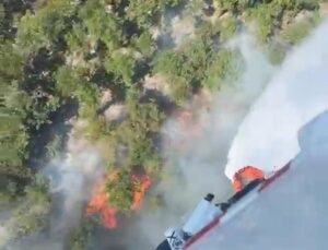 Çatalca Ormanlı’da yangın: Havadan ve karadan müdahale sürüyor