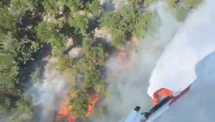 Çatalca Ormanlı’da yangın: Havadan ve karadan müdahale sürüyor
