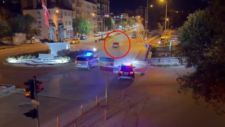 ‘Dur’ ihtarına uymayıp kaçan ehliyetsiz sürücü yakalandı