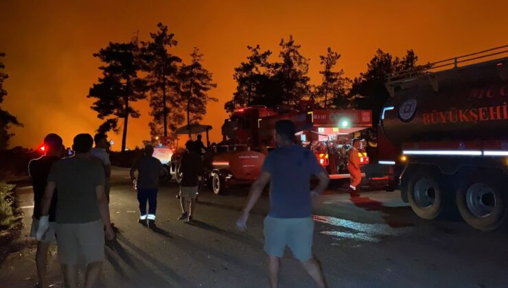 Fethiye’de orman yangını