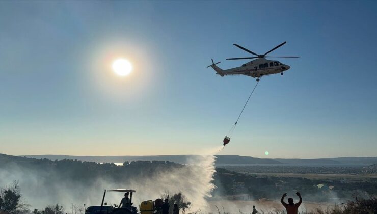 GÜNCELLEME 3 – Çanakkale’de ormanlık alanda çıkan yangın büyük ölçüde kontrol altına alındı
