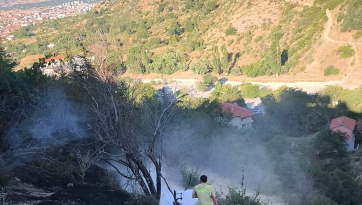 Isparta’da orman yangını söndürüldü, bal kovanları zarar gördü