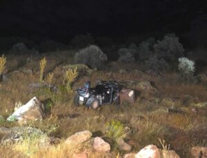 Karaman’da devrilen ATV’nin sürücüsü öldü, 3 kişi yaralandı