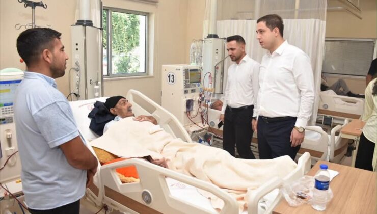 Kaymakam Başar, Sason Devlet Hastanesi’nde hastaları ziyaret etti