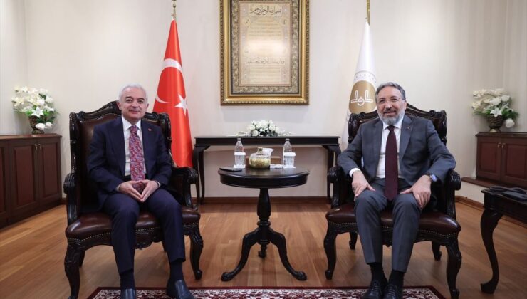 Kırklareli Valisi Turan’dan Diyanet İşleri Başkanı Arpaguş’a ziyaret