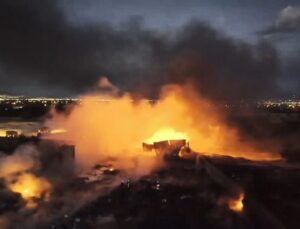 Malatya’da hurdacılar sitesinde çıkan yangın söndürüldü