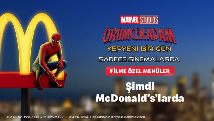 McDonald’s’tan ‘Örümcek Adam: Yepyeni Bir Gün’e özel kampanya
