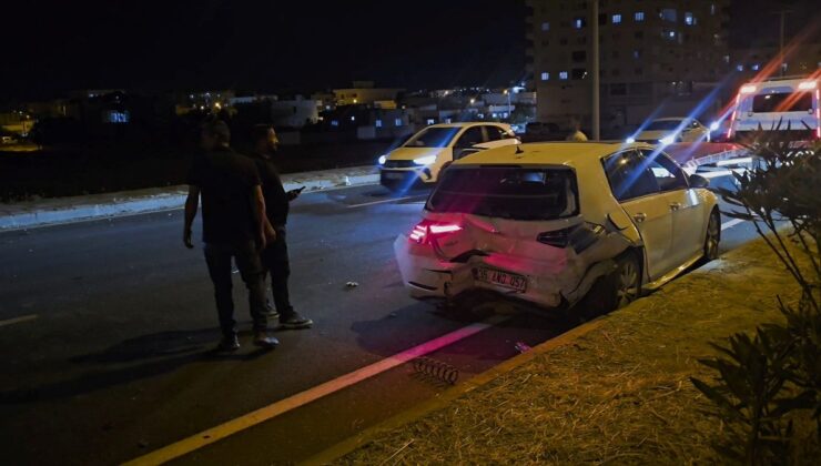 Nusaybin’de otomobil çarpıştı: 3 yaralı