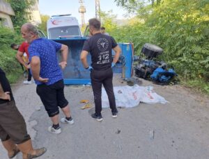 Ordu’da patpat devrildi: 1 çocuk öldü, 1 yaralı