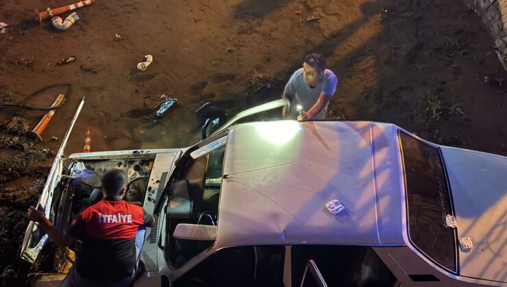Osmaniye’de Kontrolden Çıkan Otomobil Sulama Kanalına Düştü: 4 Yaralı