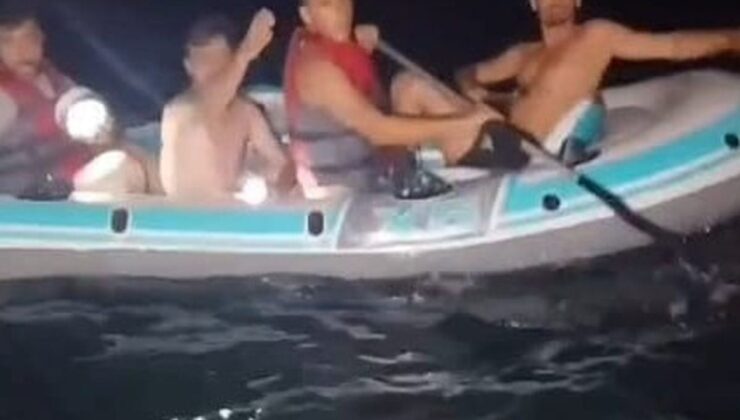 Sapanca Gölü’nde mahsur kalan 35 kişi kurtarıldı