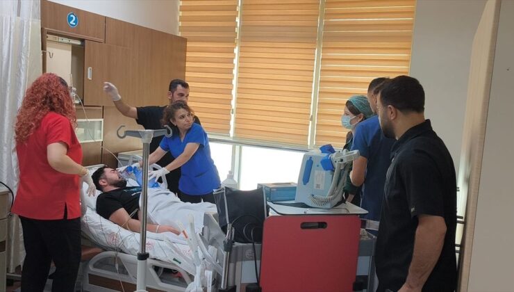 Siirt Eğitim ve Araştırma Hastanesi’nde “mavi kod” tatbikatı düzenlendi