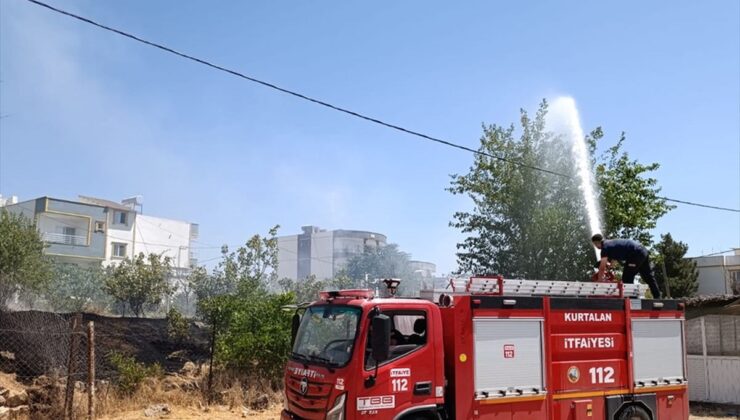 Siirt’te meyve bahçesinde yangın