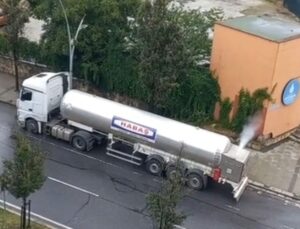 Sultangazi’de tankerde gaz sızıntısı şüphesi ekipleri harekete geçirdi