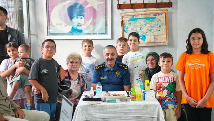 Tekirdağ Emniyet Müdürü Turanlı, mahalle sakinleriyle bir araya geldi
