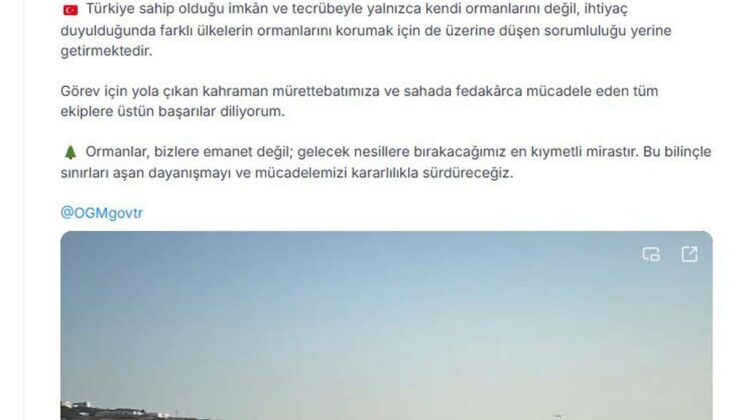 Türkiye, Fransa’ya da 2 yangın söndürme uçağı gönderdi