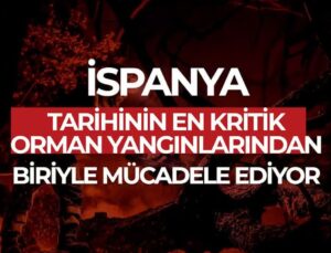 Türkiye, İspanya’ya yangın söndürme uçağı gönderdi