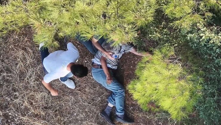 80 Yaşındaki Kayıp Kadın Dronla Ormanda Bulundu