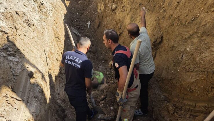 Altyapı çalışmasında göçük altında kalan işçi öldü
