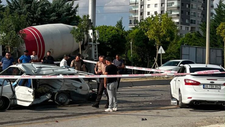 Ankara’da feci kaza: 1 ölü, 2 yaralı