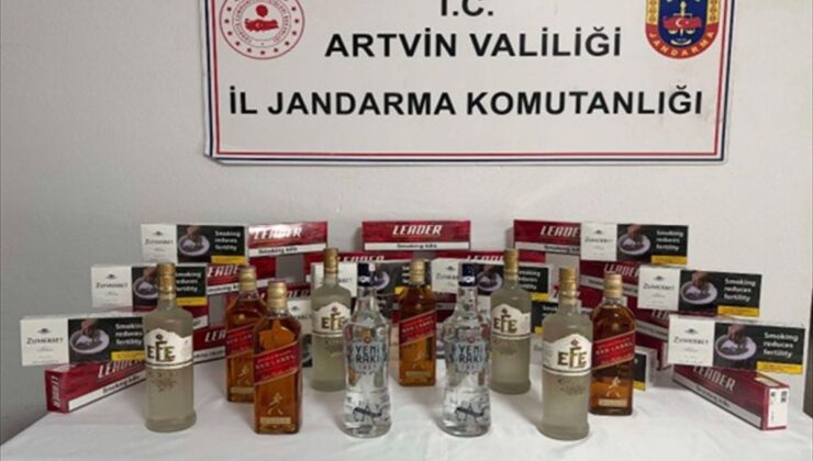 Artvin’de kaçakçılık operasyonu: 10 şüpheliye işlem