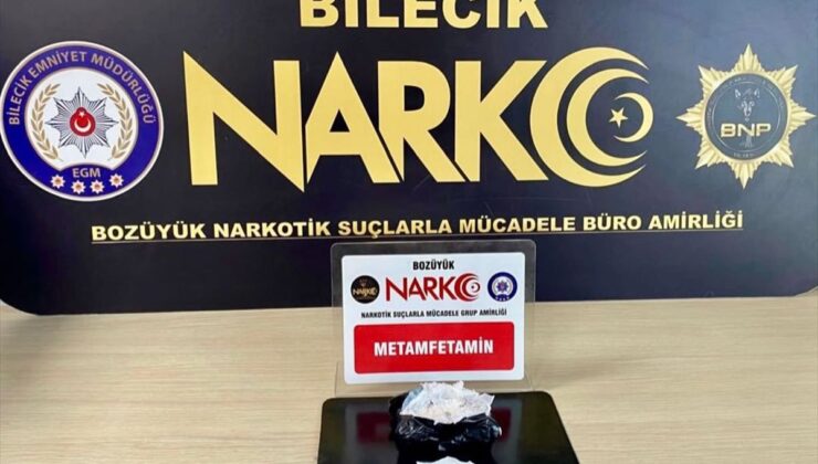Bilecik’te üzerinde uyuşturucu bulunan zanlı yakalandı
