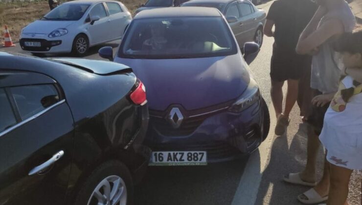 Bursa’da 5 Araçlı Zincirleme Kaza: 1 Yaralı
