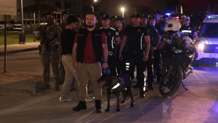 Cizre’de 400 polisle “huzur ve güven” uygulaması yapıldı